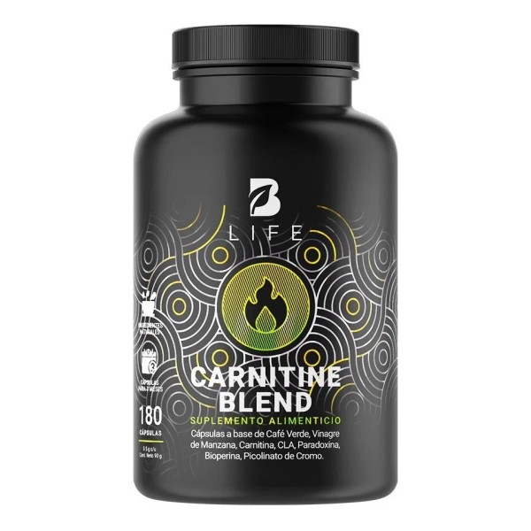 Carnitina De 180 Cápsulas. B Life Carnitine Blend