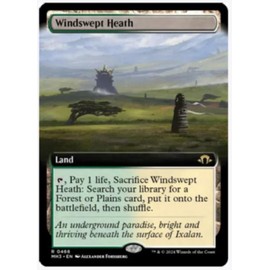 Magic - Windswept Heath (466) Extended Art Rare - Modern Horizons 3