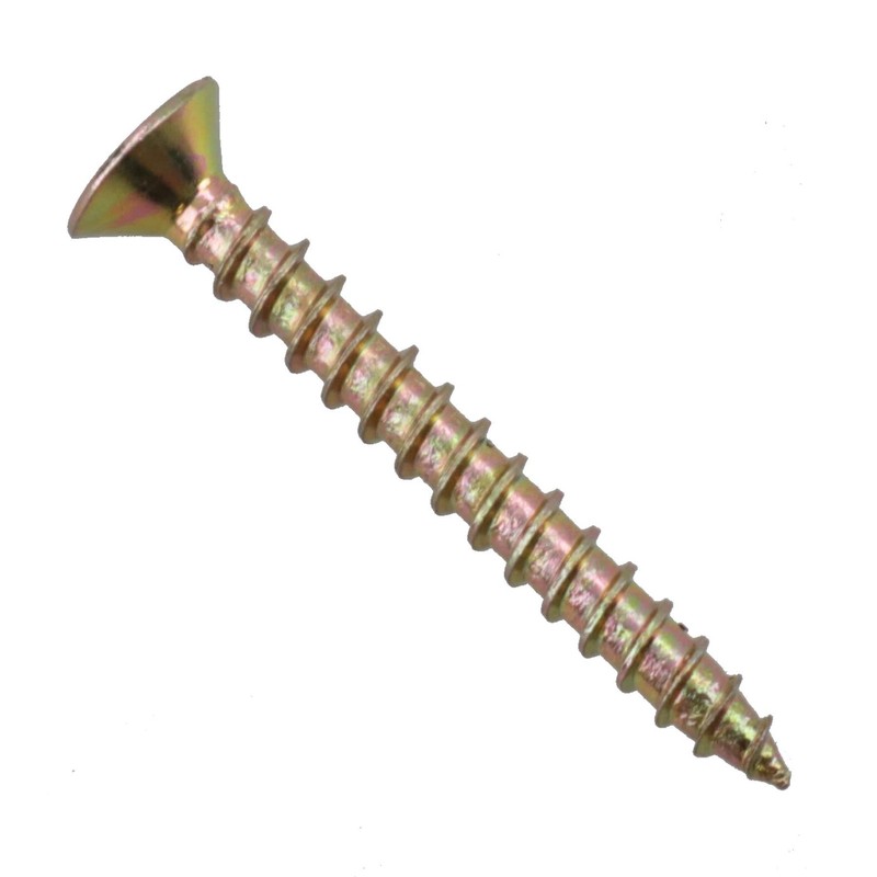 4 x 40mm Countersunk Screws And Wall Raw Plugs For