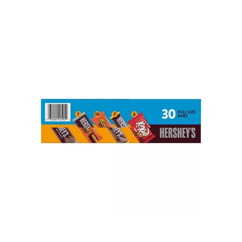 Hershey's, Kit Kat, Reese's Full Size Candy Bars 30ct –