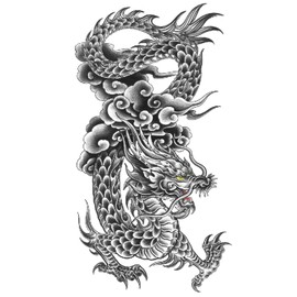 Dragon Tattoo Dragon Tattoo Fake Tattoo Temporary Tattoo XQB (XQB601)