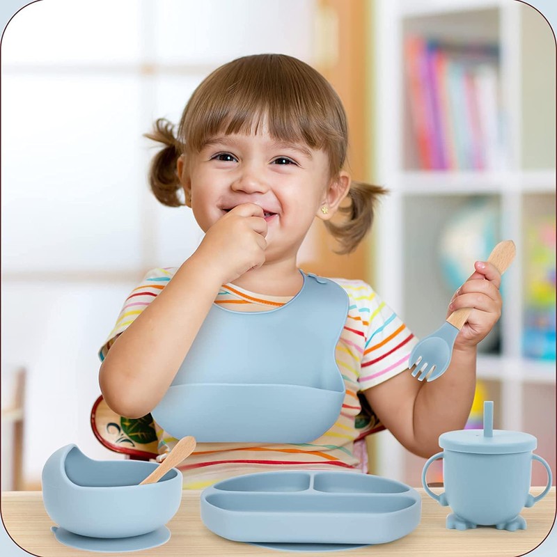 Set de Alimentación Uplayteck E2406270130-03: Plato Dividido, Tazón y Vaso