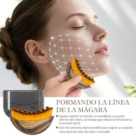 2PCS Lymphatic Contour Face Brush – Set de Cepillos para Masaje Facial, Herramienta de Belleza y Relajación Muscular, Diseño Ergonómico con Cerdas Sua