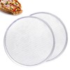 AZKEEGREY 2 Pack Aluminum Pizza Screen, 12 inch Pizza Mesh