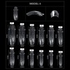 Rolabling Nail Tips Clear Acrylic Nail Tip Fake Nails With