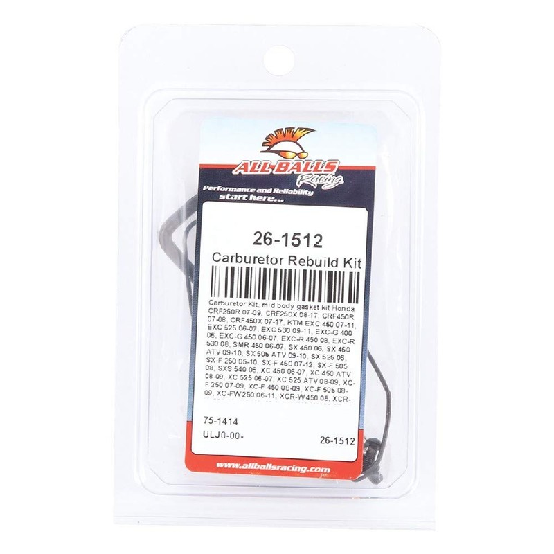 All Balls Racing 26-1512 Carburetor Rebuild Kit