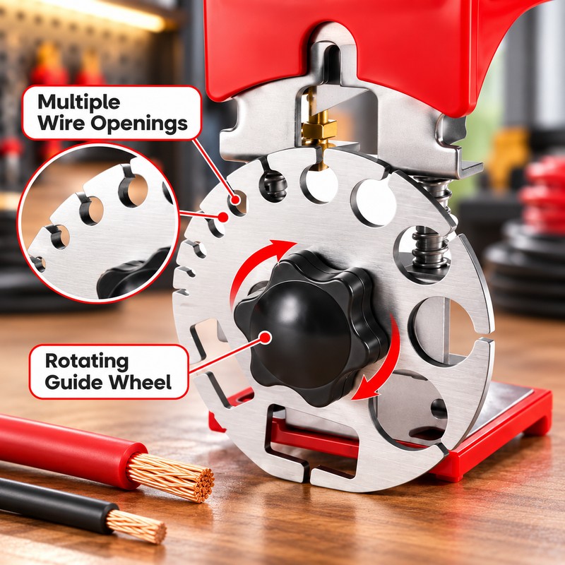 Portable Manual Wire Stripper for Cable Insulation Removal – Adjustable