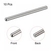 TOP-VIGOR 10Pcs 5mm x 80mm Dowel Pins, 304 Stainless Steel