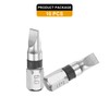 sourcing map 10pcs Slotted Screwdriver Bit SL5 1/4" Hex Shank