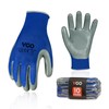 Vgo... 10pairs Safety Work Gloves Nylon with PU Nitrile Coated