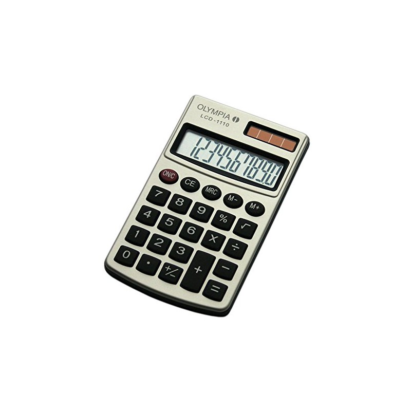 Olympia Taschenrechner LCD 1000P, Grau/Silber