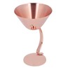 150ml Stainless Steel Martini Cocktail Glass Copper Plated Metal Wine