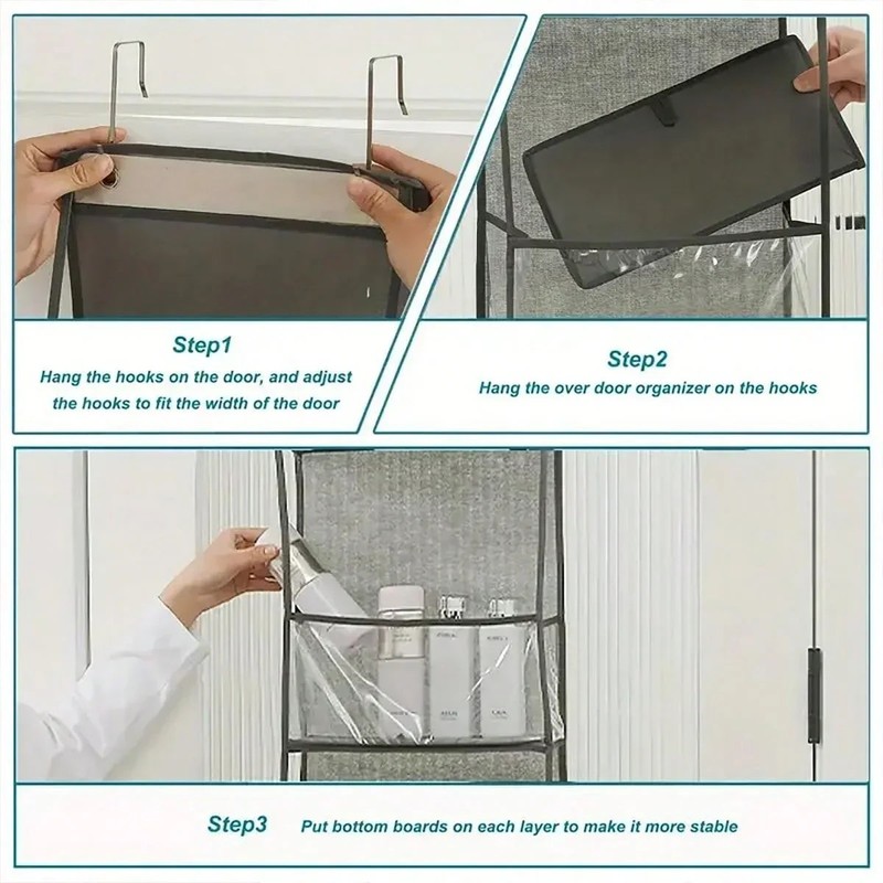 4/6 Layer Multi-functional Fabric Storage Bags Hanging Bag