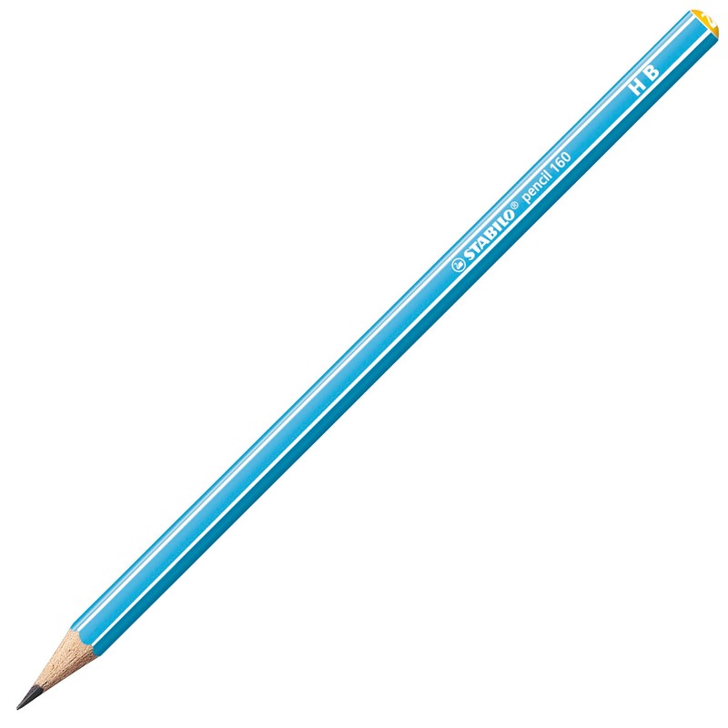 Graphite Pencil - STABILO pencil 160 - Blue - HB