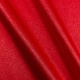 Crepe Back Satin Red, Fabric by the Yard