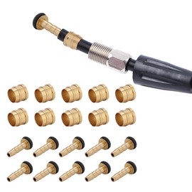 10 Set Bicycle Brake Olive Hydraulic Brake Hose Disc Brake Bicycle Olive Copper with Insert for Tektro Tube Bicycle Accessories