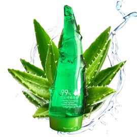 Aloe Vera Gel for Face & Body,Hydrating Travel Size Pure Aloe Vera Gel Face Moisturizer for All Skin Type,No-sticky Long Lasting Refreshing Moisturizing Fast Absorbing Aloe Cream Gel,8.81 oz