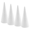 Crafjie Foam Cones for DIY Arts and Crafts (4.1 x