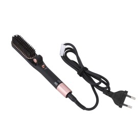 Hair Straightener Comb Fast Heating Hair Straightener Brush with 3 Level Temperature Adjustment 100‑240V EU Plug