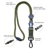 Heavy Duty Thick Rope Cord Lanyard with Metal Hook &