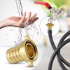 Brass Hose Nozzle for Connection Hose with Diameter 35 mm
