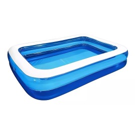 Qilay Alberca Inflable Rectangular Familia Piscinas 181x141x46cm