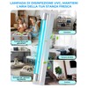 BrightArk 8W Lampada UVC germicida con ozono Lampada Sanificante da