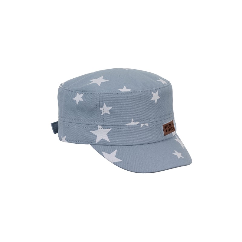 Sterntaler Unisex Children's Worker Cap Stars Children's Hat, sky blue