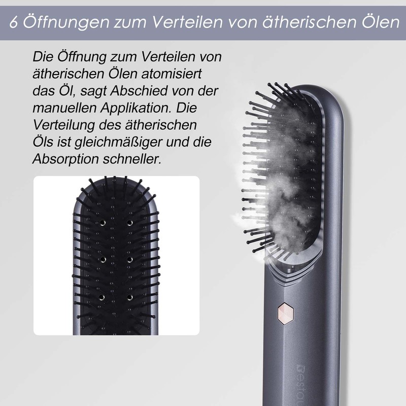 Bestauty Haar Massagebürste mit automatischer Haaröl - Applikations, mit 2