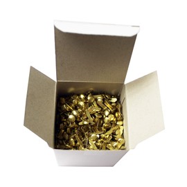 ALCO-Albert 320 - Sample Bag Clips, 2/15 Brass-Plated, Pack of 1000