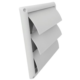 DEARCOOL 6" Dryer Vent Cover for Exterior - Prevent Rats and Birds - Outdoor Vent Cover for House - White Dryer Vent Cap with Screen - Easy Installation by DEARCOOL