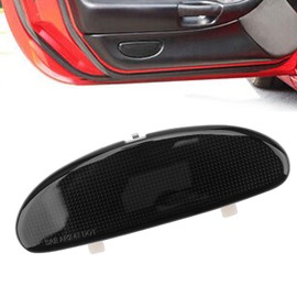 DERI Car Front Inner Door Panel Reflector Plate with Buckle Compatible with C5 Corvette 1997-2004, Left or Right Side Door Panel Reflector Assembly Replace 10295148 (Black)