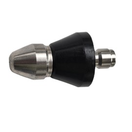 1/4" Stainless Steel Sewer Jetter Kit,1 Front and 6 Rear Jets for Cleaning Tool High-Pressure Nozzle 5000 Psi