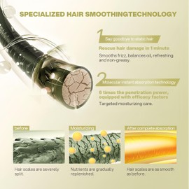 Bremod Performance 10 in 1 Hair Serum-Anti Frizz Control Hair Oil-Repair Treatment Moisturize Deeply Nourish Repair Dry Damaged Hair 7.1Fl oz