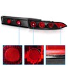 AmeriLite Rear Brake Taillights 3Pcs G2 Black For Mitsubishi Eclipse