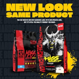 Mutant Mass Extreme Gainer – Whey Protein Powder – Build Muscle Size and Strength – High Density Clean Calories (Vanilla Ice Cream, 12 lbs)