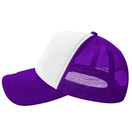 HEADKINGS Toyota Racing Development Adjustable Snapback Trucker Hat TRD Sport Car Gift - Purple
