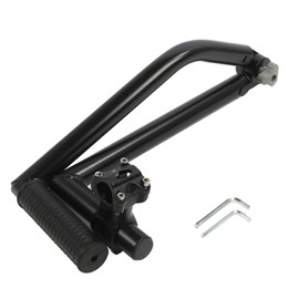 Adjustable String Trimmer Handle Ergonomic Trimmer Grip with Bracket Clamp Trimmer Handle Extension for Lawn Care Landscape Yard Trimming Edging Black