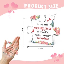 Valentines Gifts for Her, Mothers Day Gifts from Husband, Anniversary Birthday Gifts for Her, Girlfriend Birthday Presents, Wife Stocking Fillers, Wife Christmas Gifts, Girlfriend Acrylic Plaque