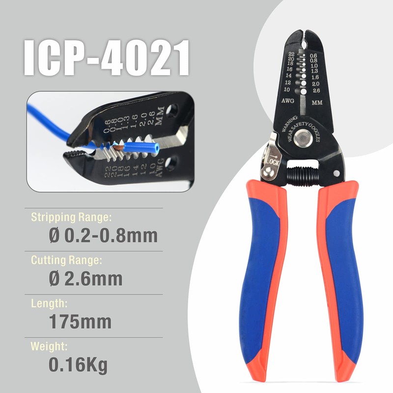 iCrimp SN Ratchet Electrician Crimping Tool set for Insulated and