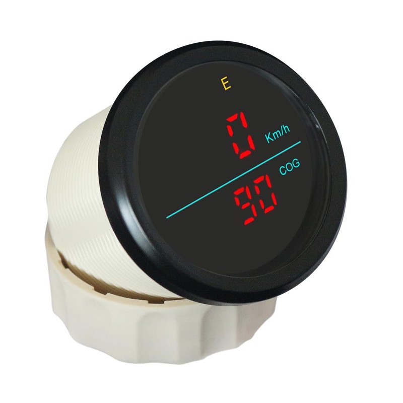 ELING 52MM Marine Vessels GPS Speedometer Gauge with Course Over
