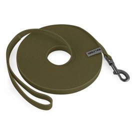 Wolfone 12 m Army Green Recall Lead for Dogs, Waterproof Training Lead, Durable and Easy Care Lead, Suitable for Recalling, Swimming, Camping, Beach, Hunting, Walking