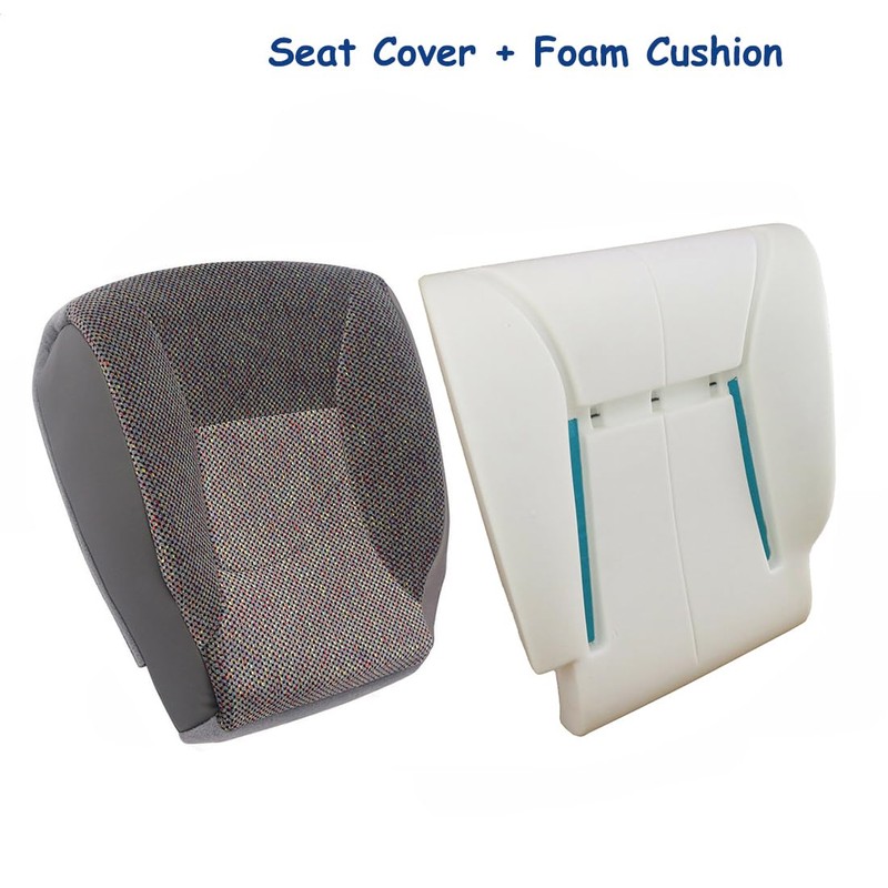 BuliBoao Driver Side Bottom Seat Cover & Foam Cushion Fit
