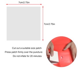 IRYNA Pool Repair Kit 10 Pack Puncture Repair Kit TPU Waterproof Repair Patch for Paddling Pools,Hot Tubs,Tents,Spas,Inflatable Airbeds,Swimming Pools, Buoys,Kayaks,Down Jacket