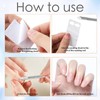 Cuticle Remover Pusher with 10 Sheet Sandpaper, Nail Tools Nail