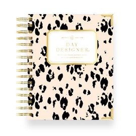 Day Designer 2025-2026 Mini Daily Planner – Premium Planner for Stylish Organization. Combines Monthly Calendar, Hourly Schedule, To-Do List, Gratitude, Goal Setting, Inspirational Quotes, Stickers & More. Elegant laminated Cover with Gold Accents (Paint