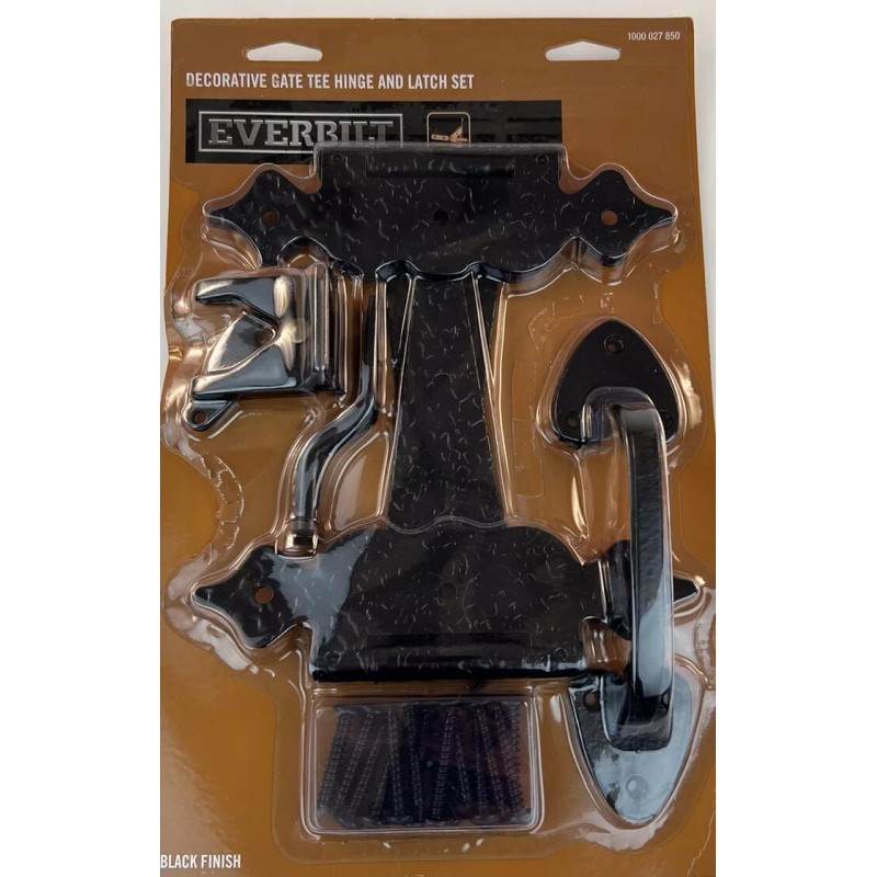 Everbilt Decorative Gate Tee Hinge and Latch Set 1000027850