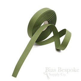 20 Meter Roll of Cactus Green 100% Italian Cotton Twill Kick Tape