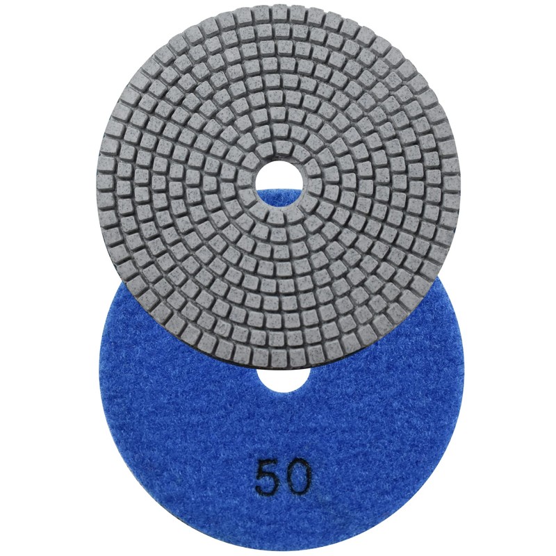Konfor Diamond Polishing Pads Wet Buffing 5 Inch Disc for