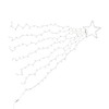 Lights4fun Christmas Outdoor 160 Dual Colour LED Shooting Star Hanging